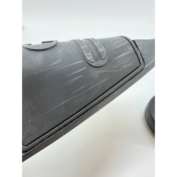 Gucci Logo Rubber Slide Sandals Black Men\'s EU 40 US 7 Pre-Owned main image 8